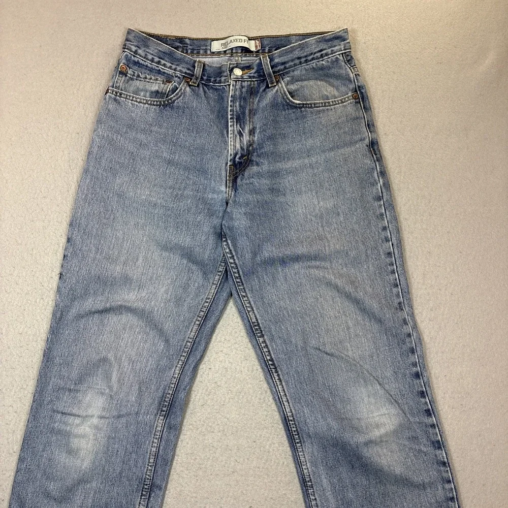 Y2K Levi's 550 Jeans Mens 33x34 Blue Relaxed Fit Denim Baggy